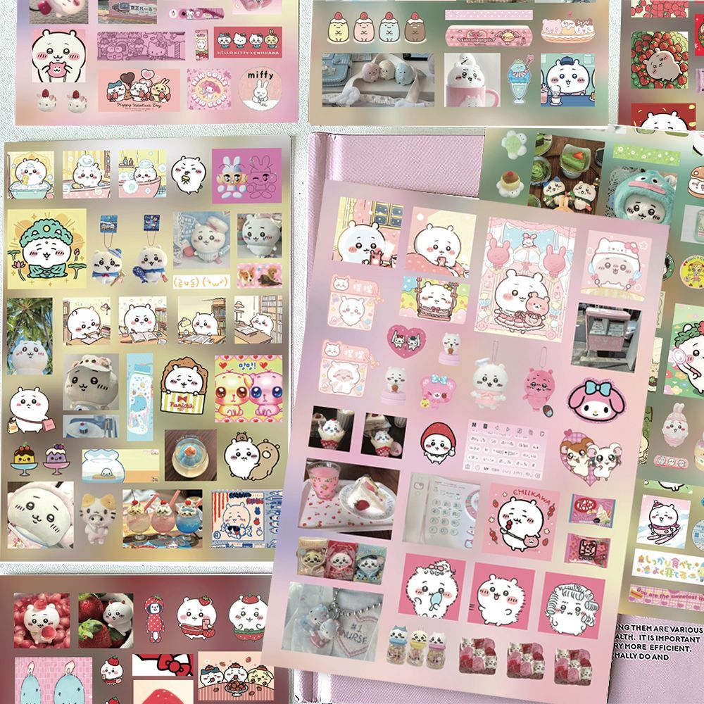 Cosplay Material For Prop - 치이카와 힐링 귀여운 방수 필름 스티커