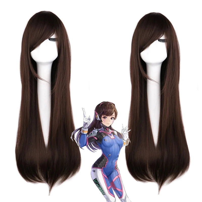 Dva Cosplay Prop - 코스프레 가발 애니메이션 게임 오버워치 DVA