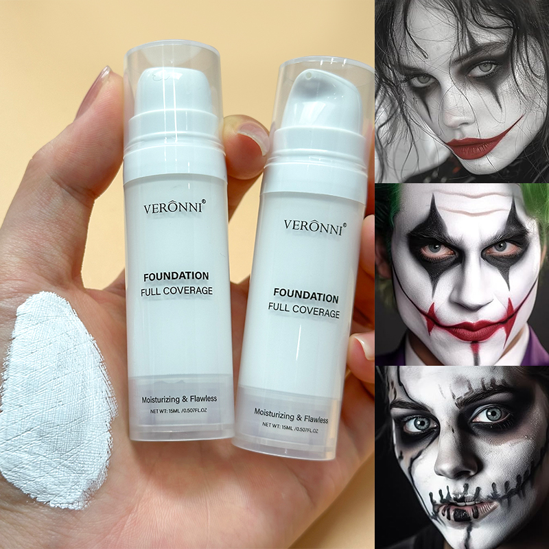 Cosplay Prop Primer - 할로윈 리퀴드 고스 화이트 메이크업 컬러