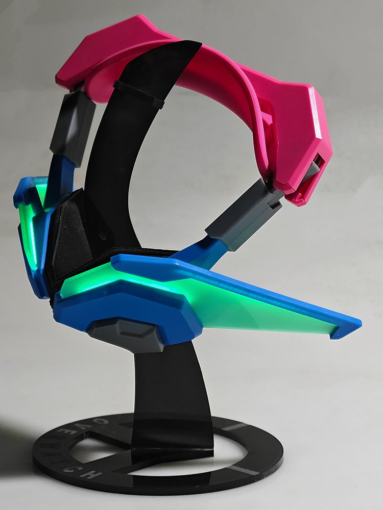 MMGG 게임 Overwatches D.Va 음악 헤드 - Dva Cosplay Prop 리뷰 및 가격