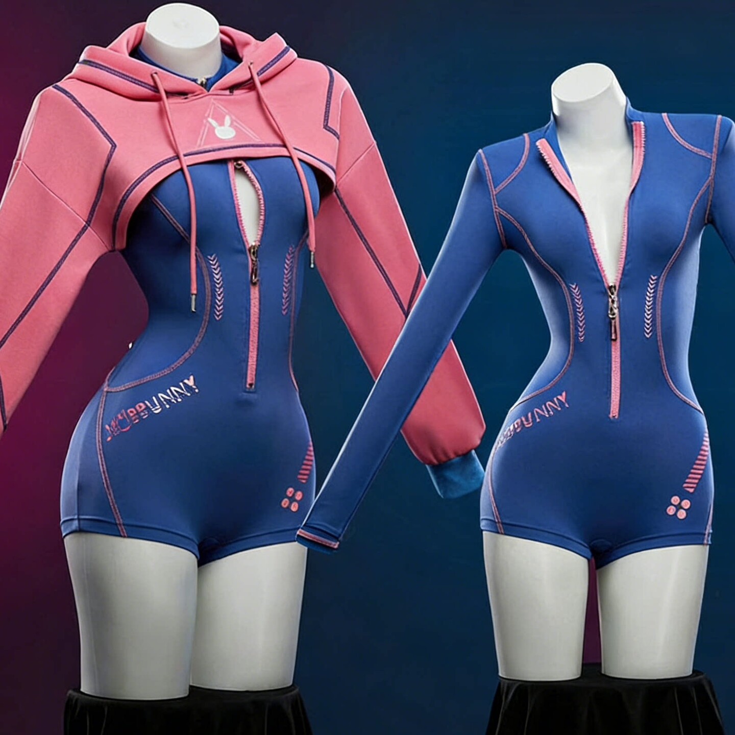 오버워치 코스프레 버니걸 송한나 D.Va 팬메이드 원피 - Dva Cosplay Prop 리뷰 및 가격