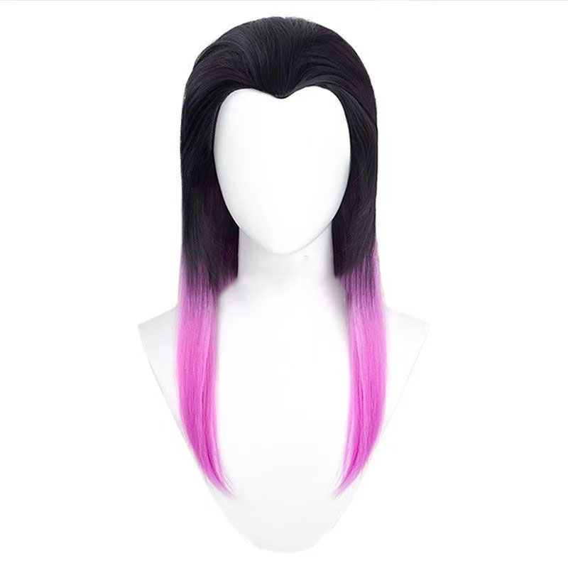 레이나 애니메이션 코스프레 가발 검정색과 분홍색 이중  - Wig Fiber Net 리뷰 및 가격