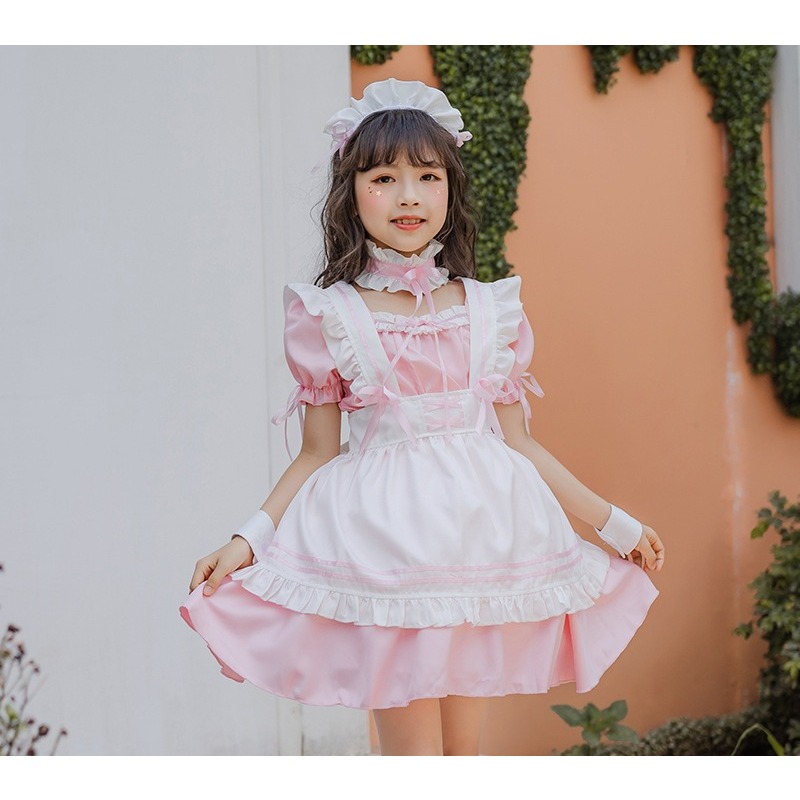 일본 코스프레 의상 귀여운 로리타 블랙 메이드 반팔 드 - Cosplay Prop Bow 리뷰 및 가격