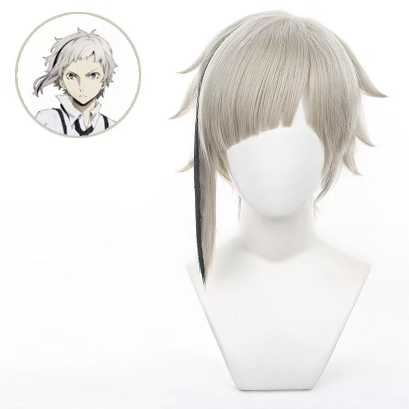 나카지마 아츠시 코스프레 가발 짧은 머리 두 가지 스타 - Wig Fiber Net 리뷰 및 가격