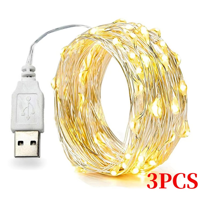 구리 와이어 LED 크리스마스 조명 스트링 USB 램프 - Led El Wire 리뷰 및 가격