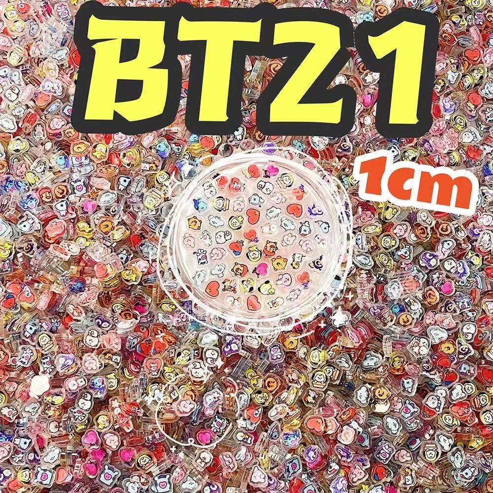 100개 BT21 BTS 단층 1cm/2cm/4cm 아 - Cosplay Material For Prop 리뷰 및 가격