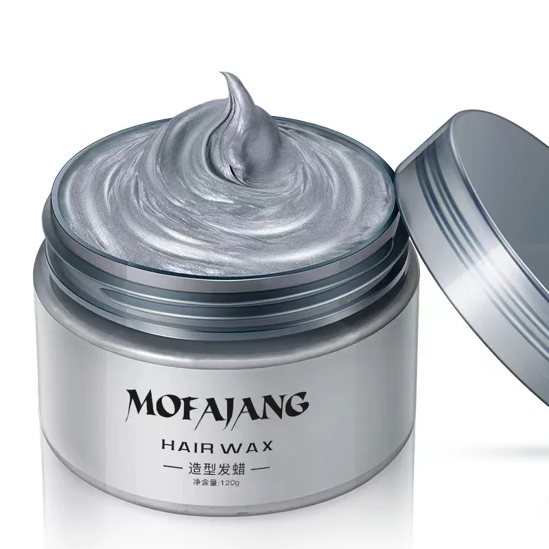 1pcs Mofajang 헤어 컬러 왁스 파스텔 블루  - Hair Spray Color 리뷰 및 가격